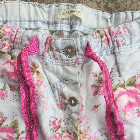 Rose Print Brushed Flannel Lounge Pants NWOT - Picture 5 of 7